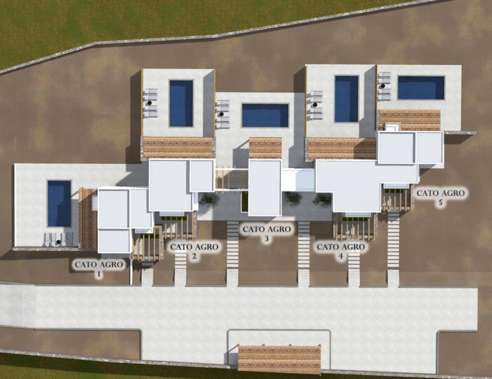 Cato Agro 3, Seafront Villa With Private Pool Afiartis Exterior photo