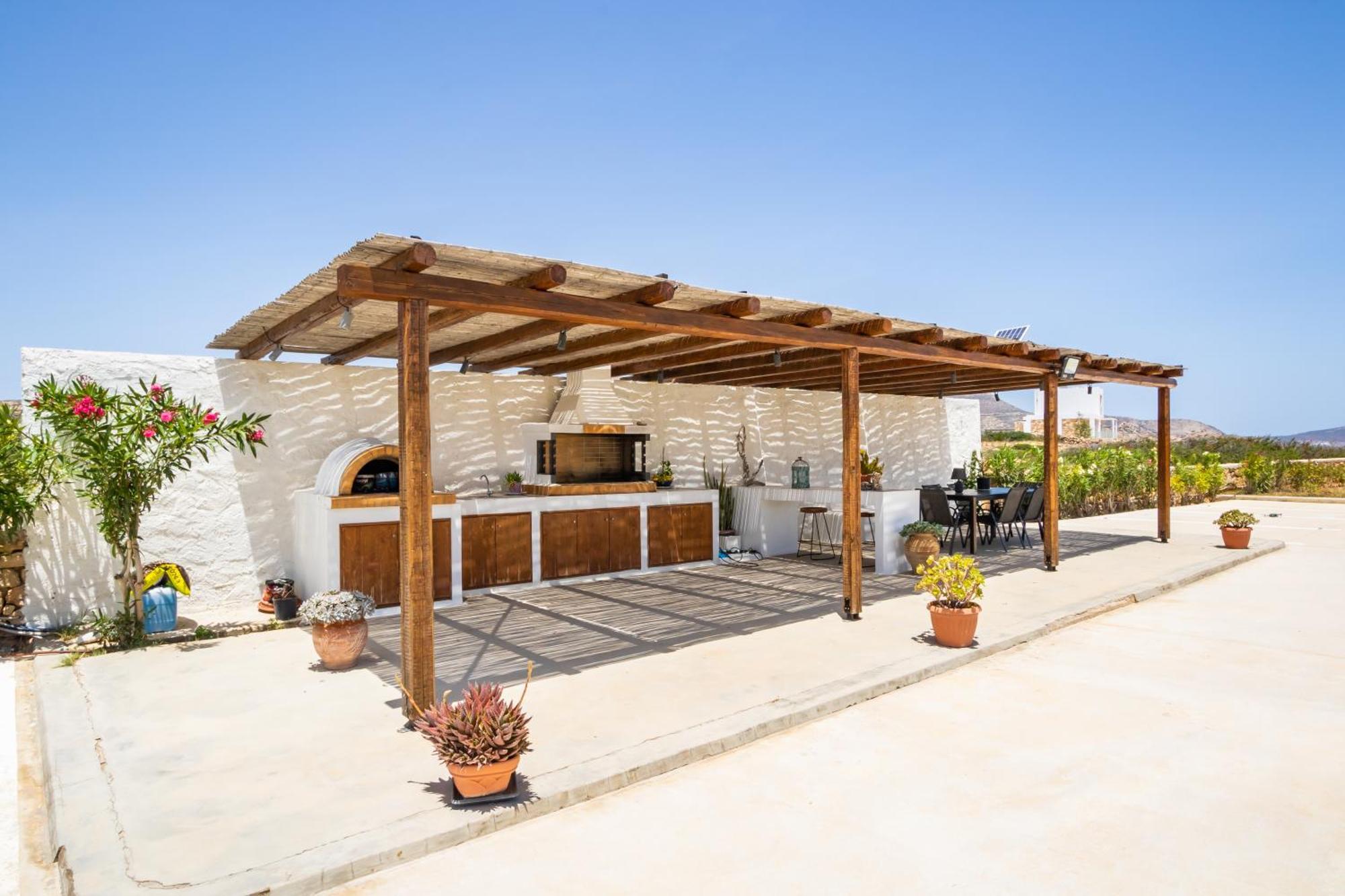 Cato Agro 3, Seafront Villa With Private Pool Afiartis Exterior photo