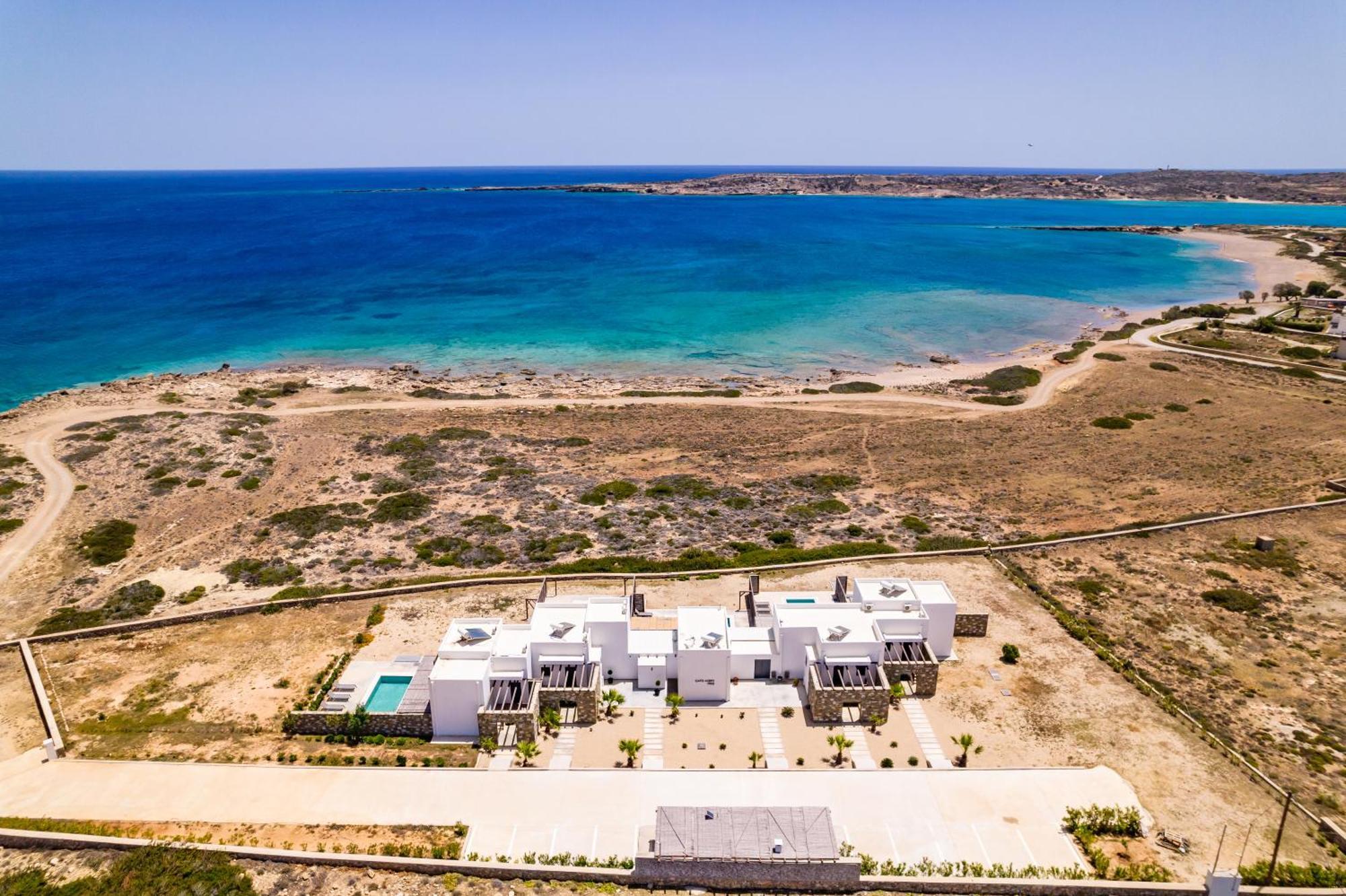 Cato Agro 3, Seafront Villa With Private Pool Afiartis Exterior photo