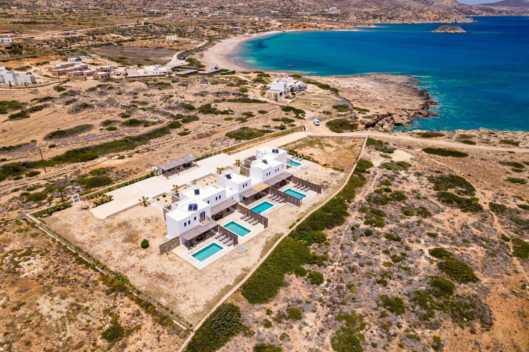 Cato Agro 3, Seafront Villa With Private Pool Afiartis Exterior photo
